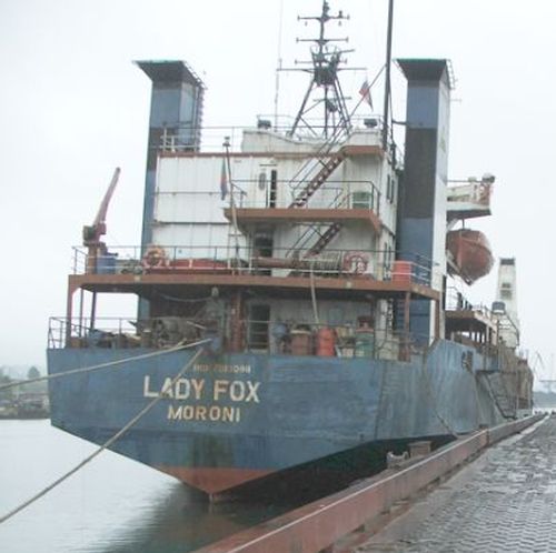 Арестованный в Ванино сухогруз «Lady Fox»