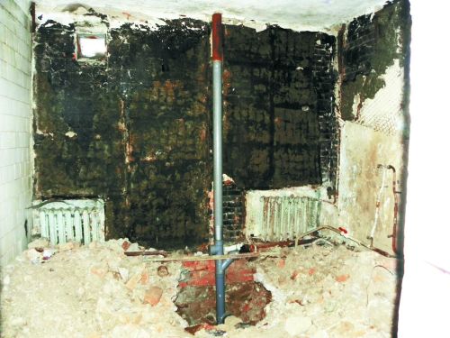 Тот самый душ в доме №25 по улице Шолом-Алейхема в Биробиджане