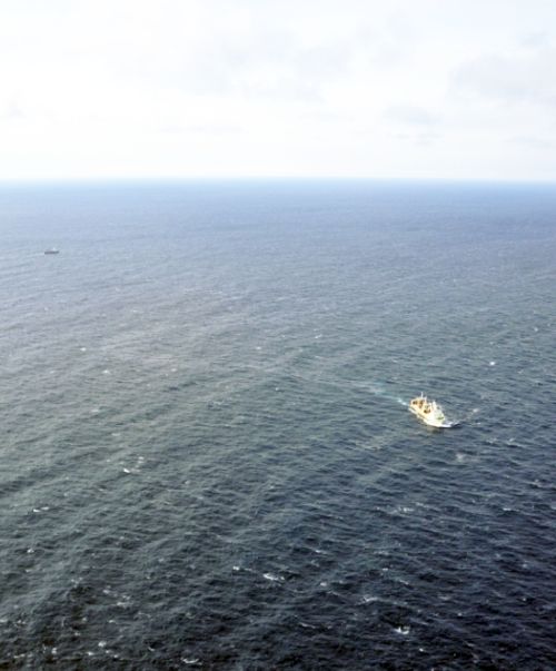 Спасательная операция БАТМ «Дальний Восток» в Охотское море. 02.04.2015 г. Дальневосточного регионального центра МЧС России.