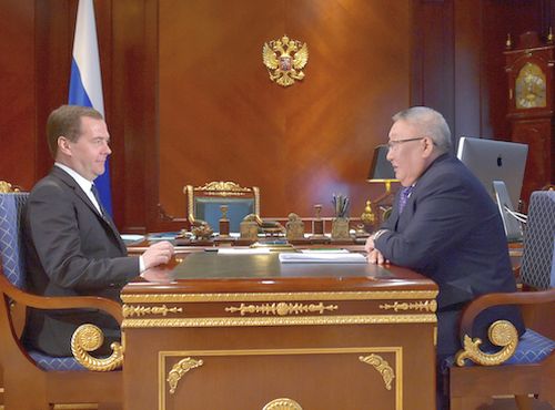 Дмитрий Медведев и Егор Борисов