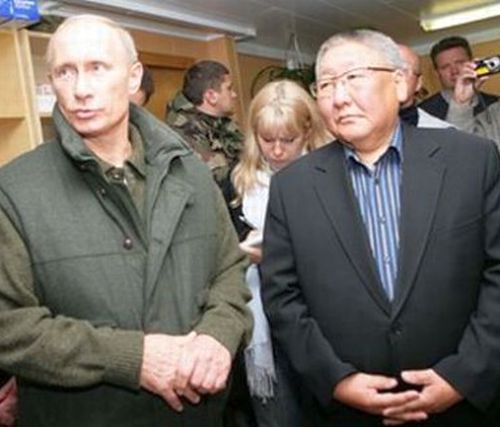 Владимир Путин и Егор Борисов