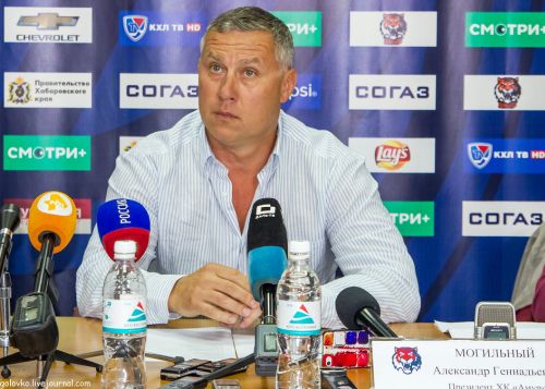 Александр Могильный - президент ХК «Амур». Фото: Александр Головко