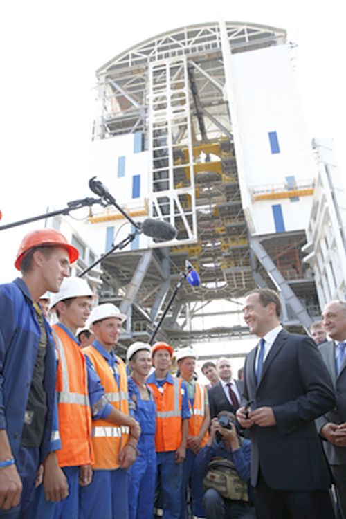 Посещение космодрома Восточный