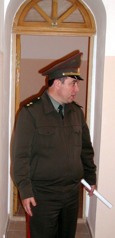 Юрий Хризман - генерал-лейтенант в запасе, был начальником  ФГУП «ГУСС «Дальспецстрой» при Спецстрое России» с ноября 1999 по 6 сентября 2013 г. Фото С.Алексеева.