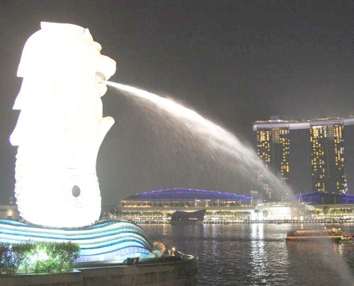 Ночной Сингапур