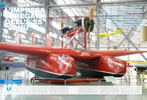Savoia-Marchetti S.55 в музее «Воландия» (Милан)