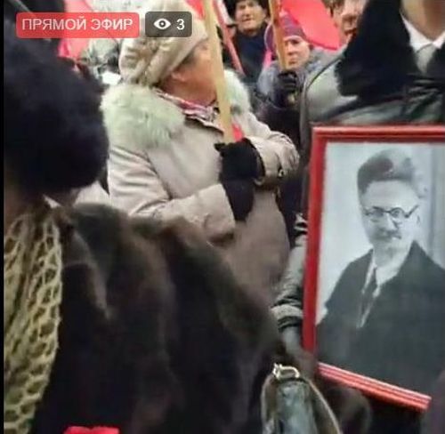 Фотокадр - прямой эфир вел Александр Головко. 7 ноября, Хабаровск