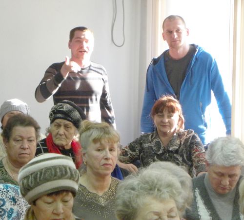 Собрание в Доме ветеранов