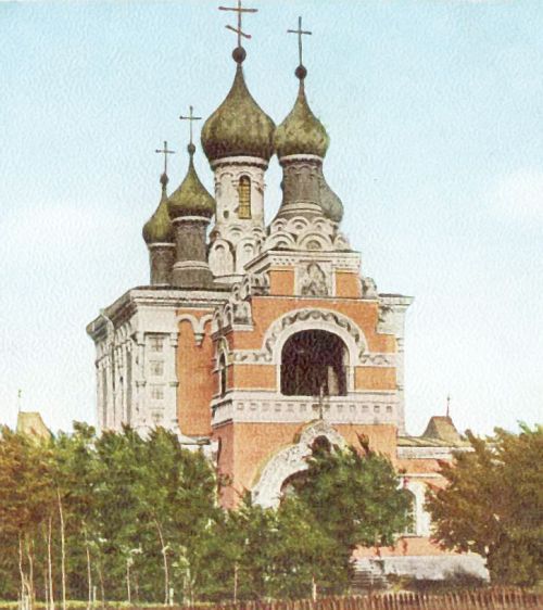 Храм в честь Иверской иконы Божией Матери в Харбине, ныне не действует.