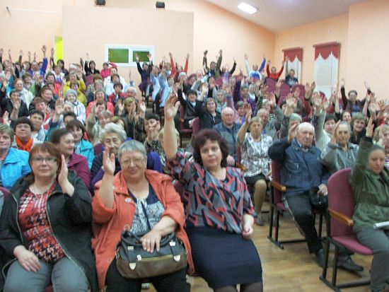 Сход жителей п. Высокогорный