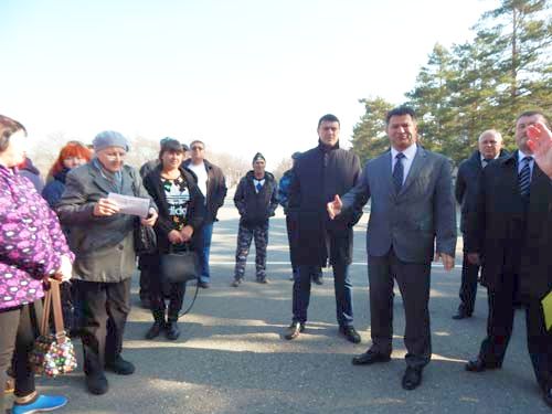 Врио губернатора Приморского края Андрей Тарасенко в Дальнереченске