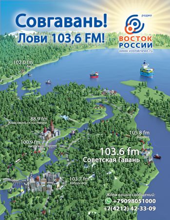 Площадь покрытия сигналом станции составила 92% населенной территорий Хабаровского края. Коллаж предоставлен редакцией "ВР"