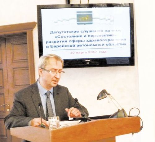 Главный врач ОГБУЗ «Областная больница» Константин Гасиленко.