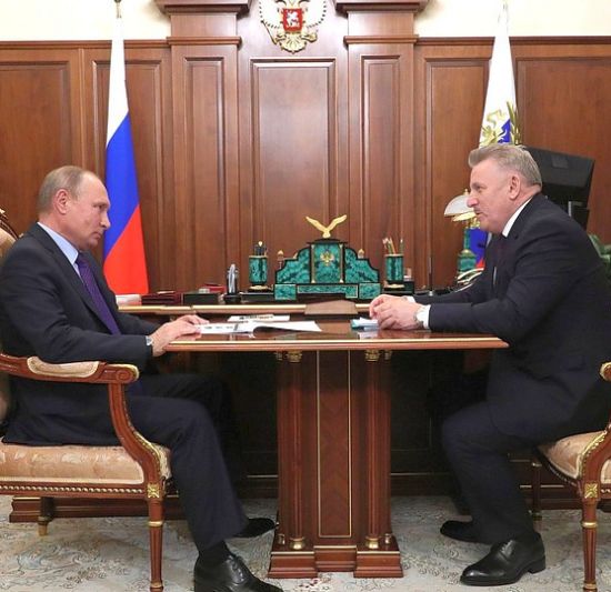 Владимир Путин и Вячеслав Шпорт