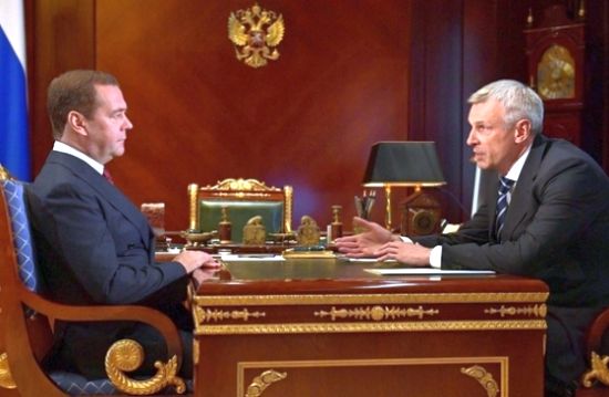Рабочая встреча Дмитрия Медведева с главой Магаданской области Сергеем Носовым