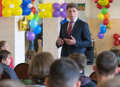 Олег Кожемяко в Троицком детском доме