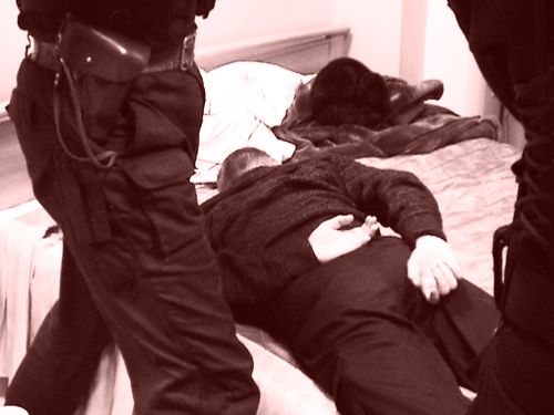 Момент задержания