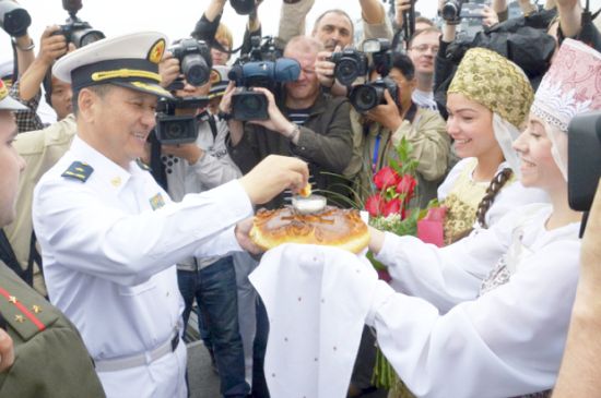 Встреча китайских моряков во Владивостоке