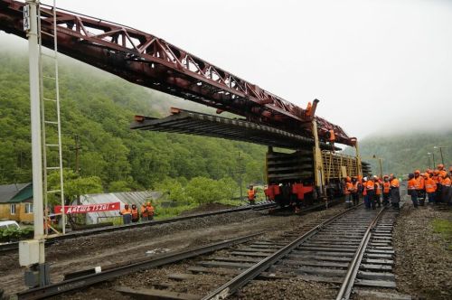 Укладка первого звена на Взморье. Фото автора