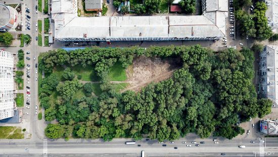 Что строят в Комсомольском сквере?