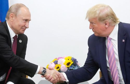 Дональд Трамп: "У нас будет очень интересная дискуссия". Фото АП