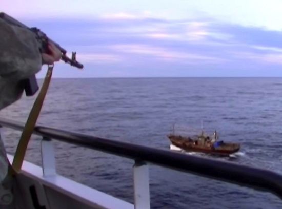 Огонь по северокорейской шхуне