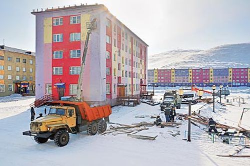 Певек после бури