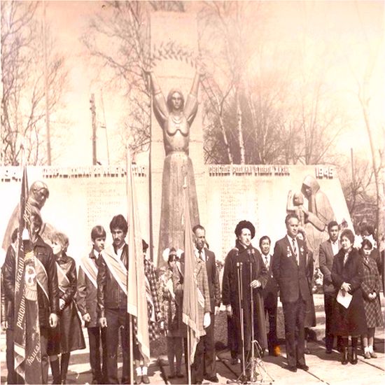 Открытие  «Монумента Памяти и Славы»