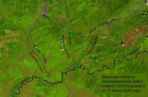 Чистые реки имеют черный цвет, загрязенные участки – голубой. Фото Евгения Рогалева