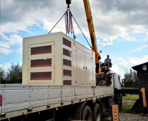 Новую дизель-генераторную установку доставили в село Кукан