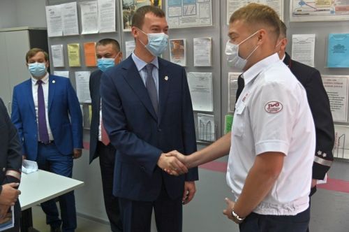 Михаил Дегтярев - железнодорожникам: правительство края ценит и уважает ваш труд