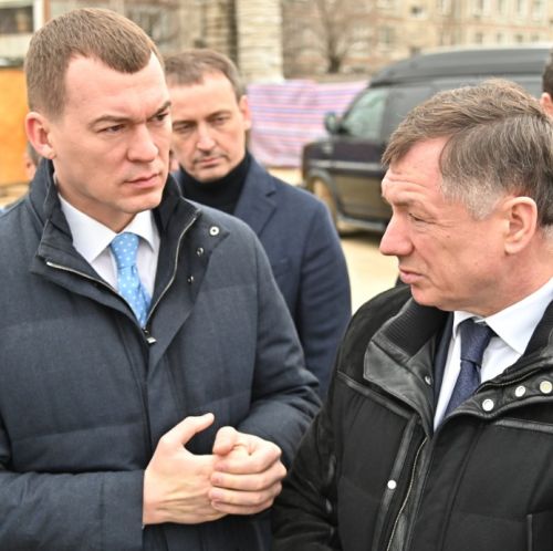 Михаил Дегтярев и Марат Хуснуллин