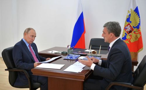 Владимир Путин и Василий Орлов
