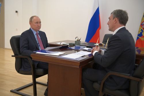 Владимир Путин и Василий Орлов