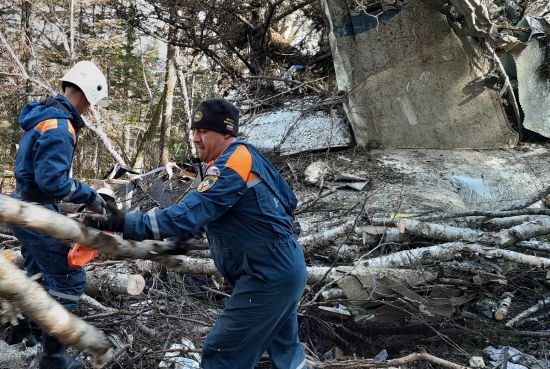На месте крушения Ан-26