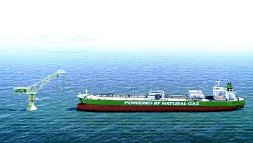 «Арктические флотоводцы» используют для доставки грузов в корсаковский Экополис газовые «ледоколы».