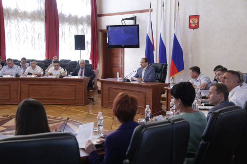 Заседание штаба по преодолению последствий на территории Еврейской автономной области