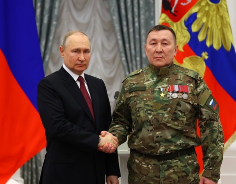 Владимир Путин и Александр Колесов