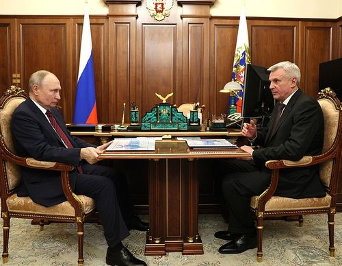 Владимир Путин и Сергей Носов