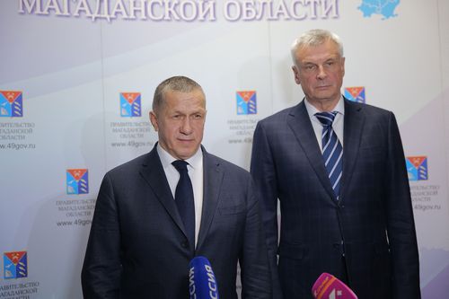 Полпред в ДФО Юрий Трутнев и губернатор Колымы Сергей Носов