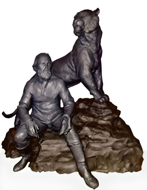 Всеволод Иевлев и тигрица Ригма