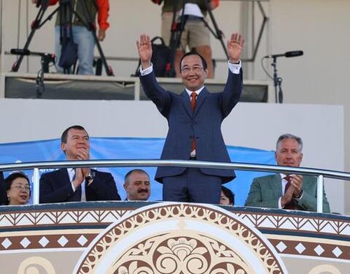 Айсен Николаев на открытии Игр