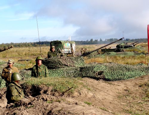 Перед учениями. Фото Сергея Балбашова.