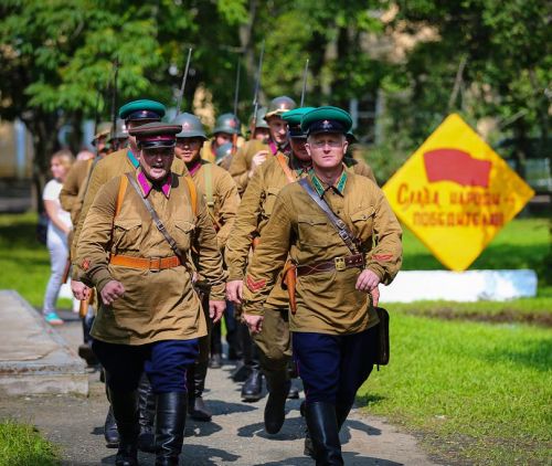 Реконструкция исторических событий на озере Хасан