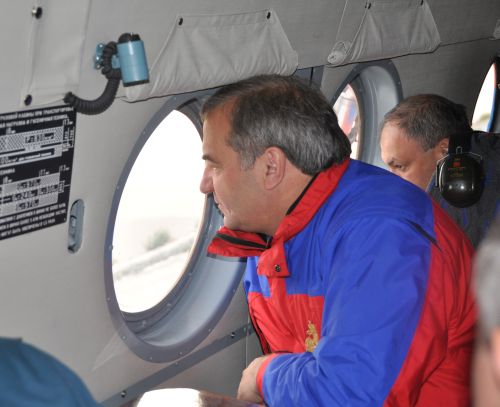 Министр МЧС России Владимир Пучков сегодня совершил облет Приамурья
