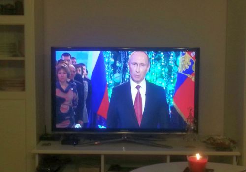 Выступление Владимира Путина в Хабаровске. Фото Александра Головко.