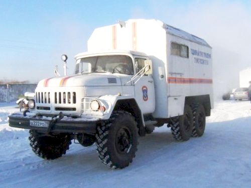 Мобильный пункт обогрева.