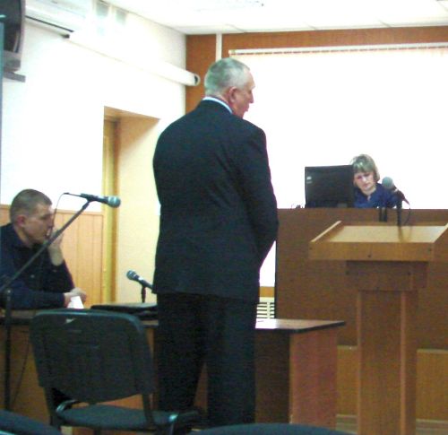 На заседании суда