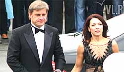 Л. Белоброва и муж С. Дарькин