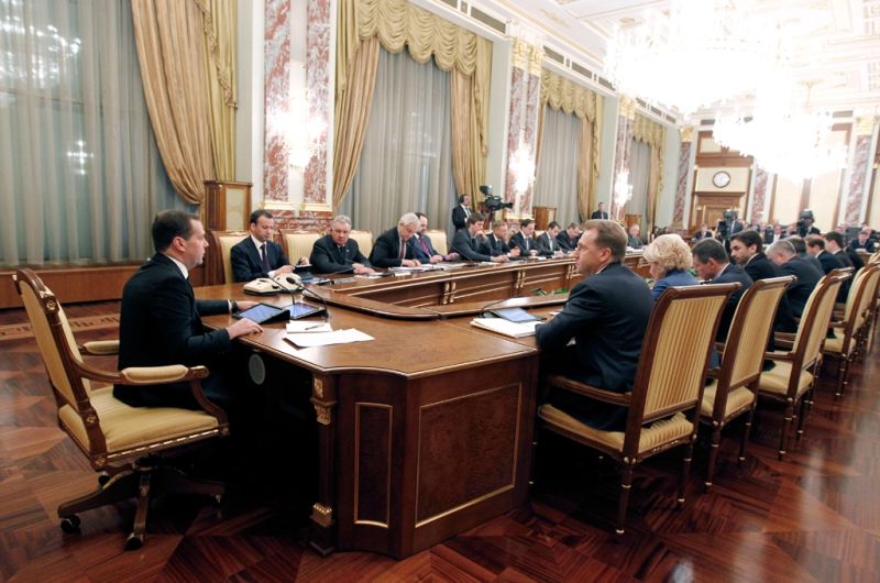 Заседание правительства РФ